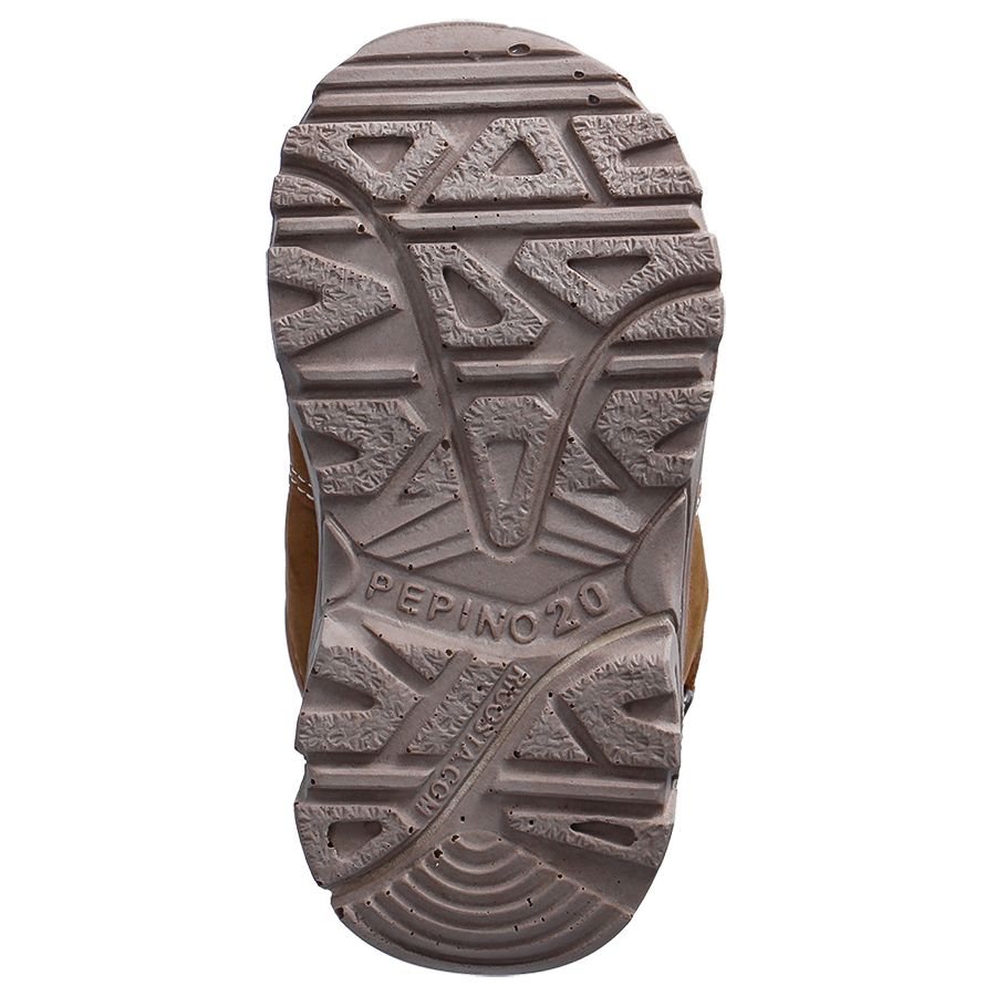 RICOSTA SYMPA-TEX Knöchelschuh DESSE in caramel with Karo pattern, a stylish and durable ankle shoe for all-day comfort