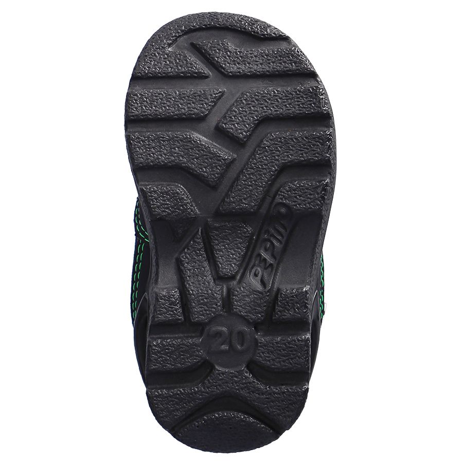 RICOSTA SYMPA-TEX Knöchelschuh EMIL - dunkelblau - neongrün: High-quality dark blue and neon green ankle shoe for all-weather use