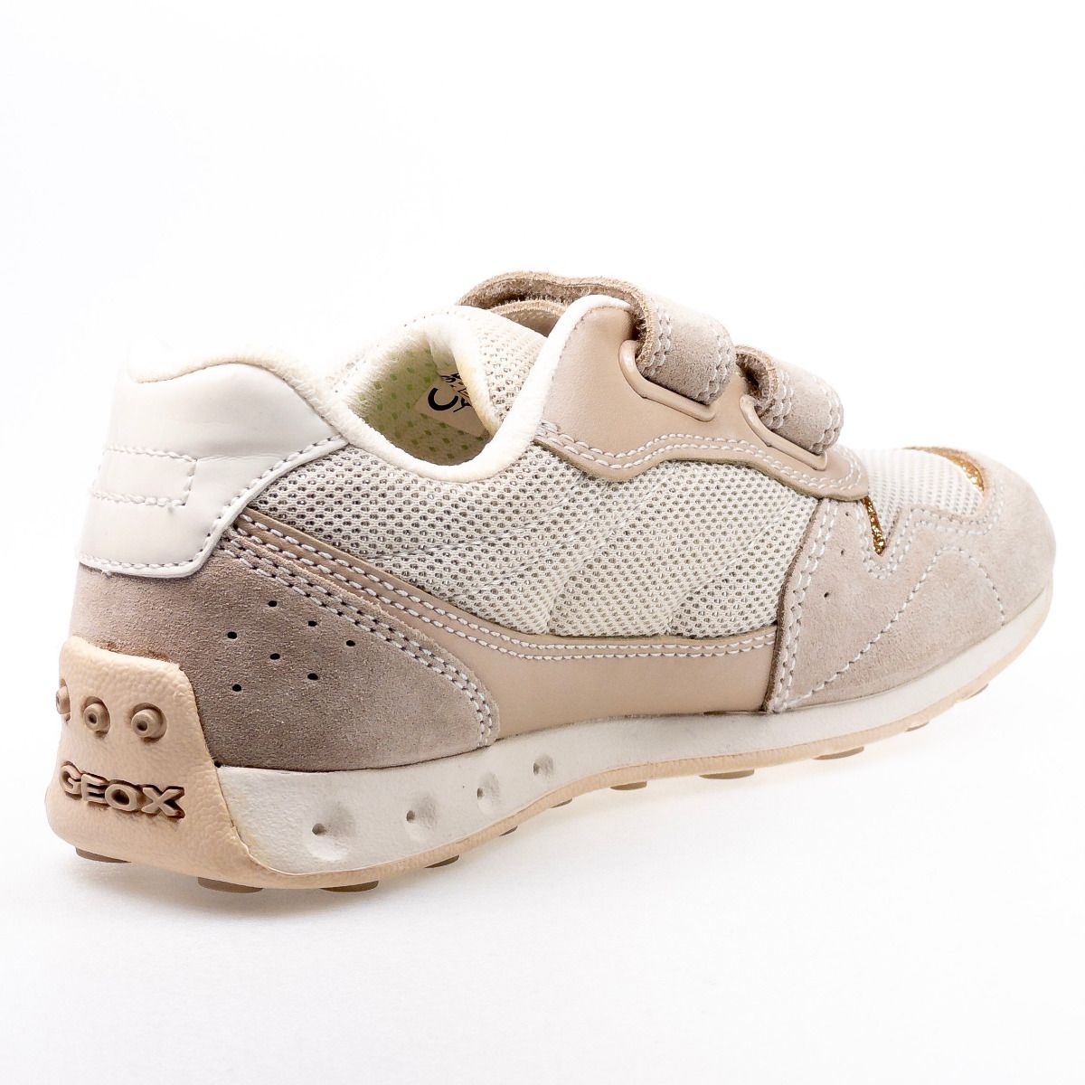 Beige and gold GEOX Blinker Halbschuh JOCKER J72G2A, a stylish and comfortable shoe