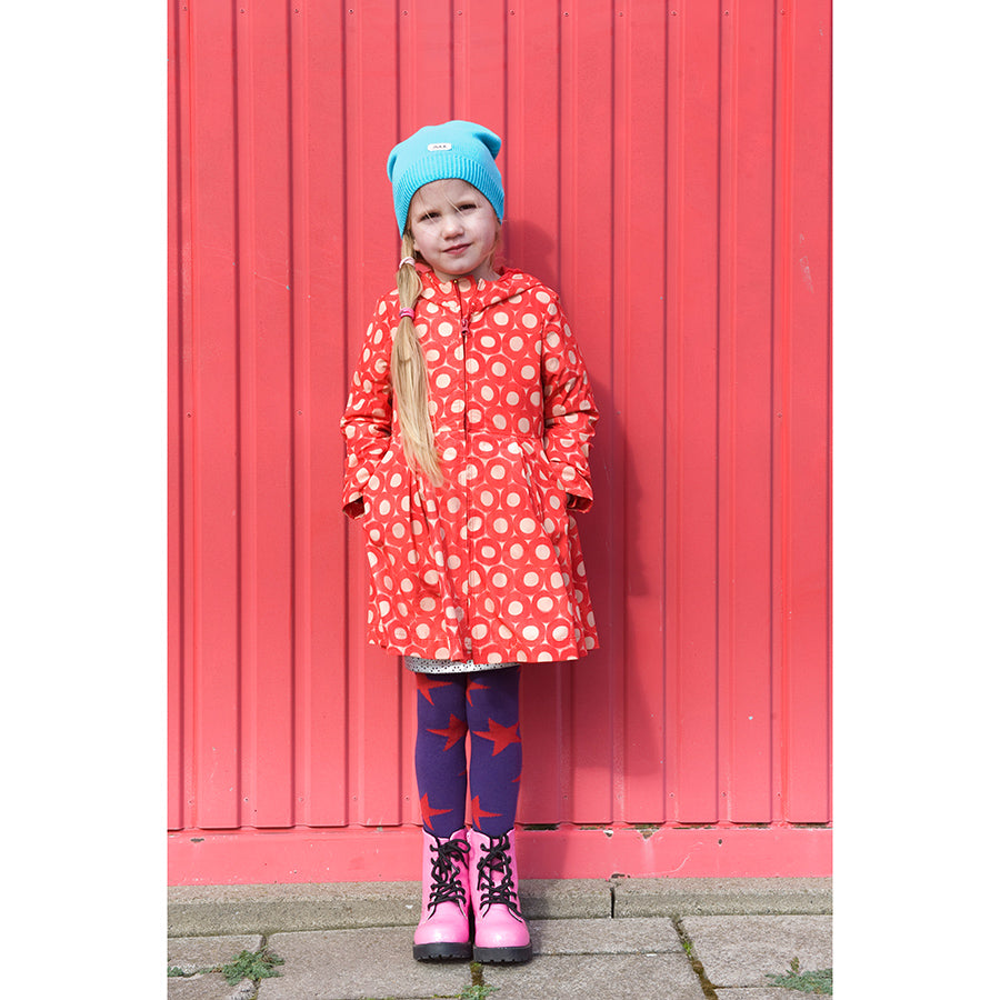 Dunkelblaue Strumpfhose mit schwarzen Sternen von BONNIE DOON