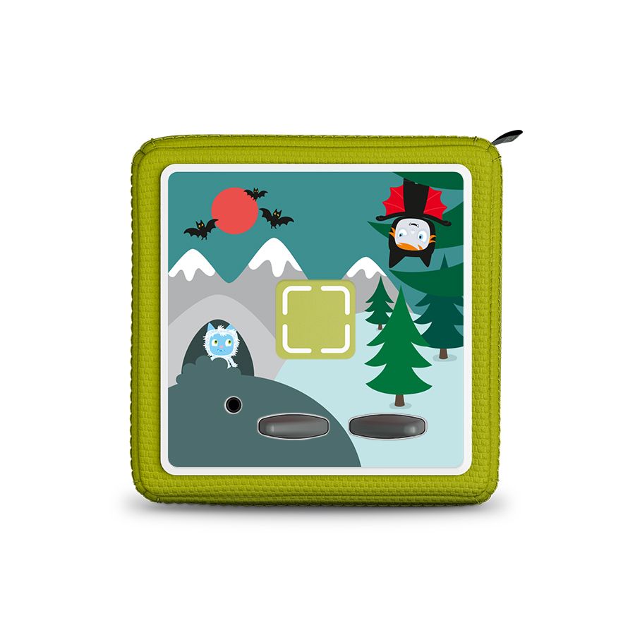 TONIES Dekofolie - Auf zum magischen Berg, eine farbenfrohe und detailreiche Illustration, die die Vorstellungskraft anregt und zum Spielen einlädt