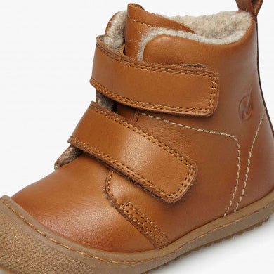Water-resistant NATURINO Stiefel BUBBLE - cognac kids' boots designed for all-day wear
