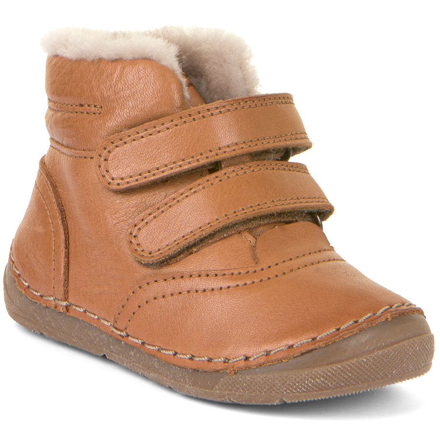 A high-quality, genuine leather FRODDO Knöchelschuh G2110130-7 in rich, cognac color