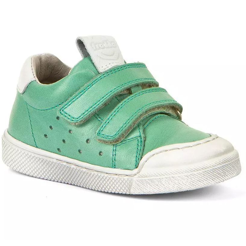 Light blue and white FRODDO Halbschuh G2130261-8 with a trendy design and comfortable fit for kids