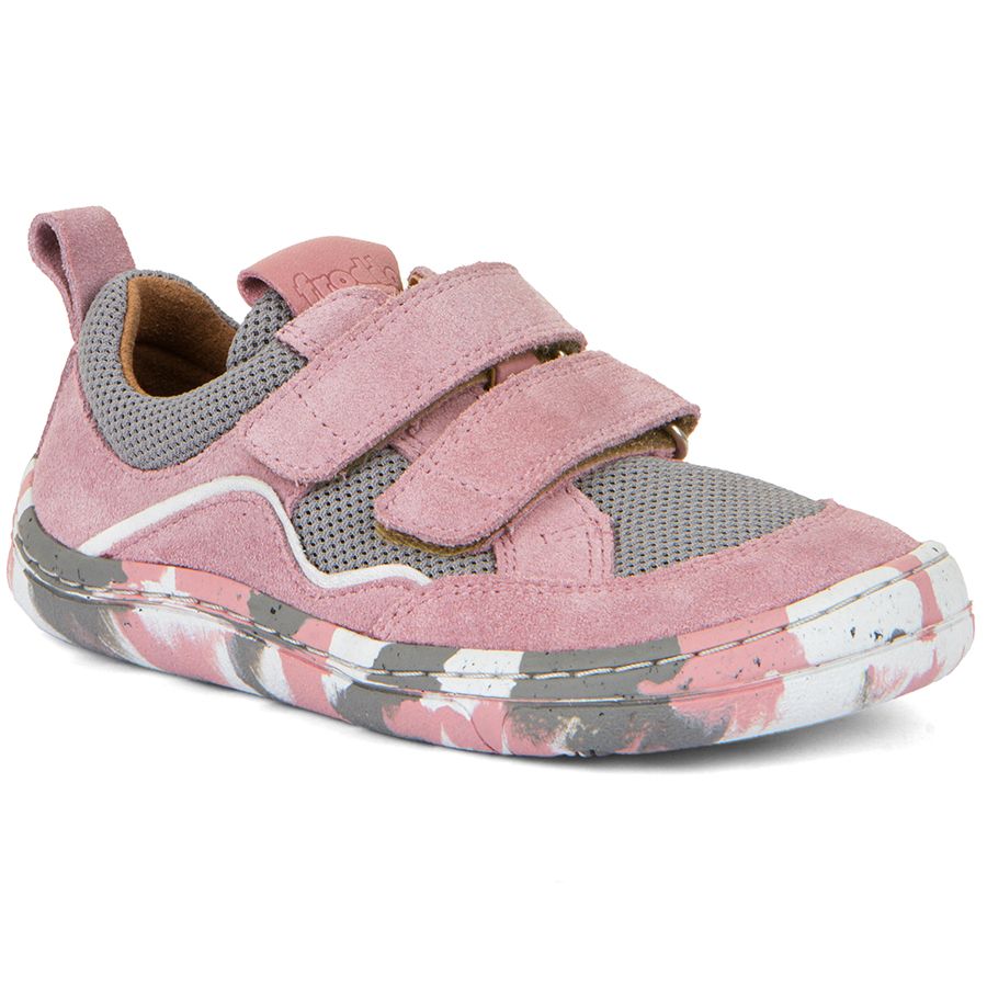 Rosa and grau FRODDO Barfußschuh Halbschuh G3130223-12 with stylish design