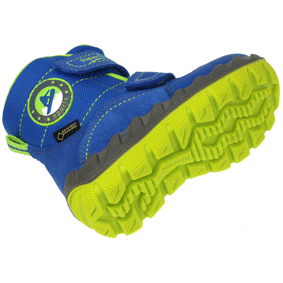 Durable and stylish SUPERFIT GORE-TEX Stiefel 013-85 with a vibrant neongrün accent, designed for maximum comfort and protection