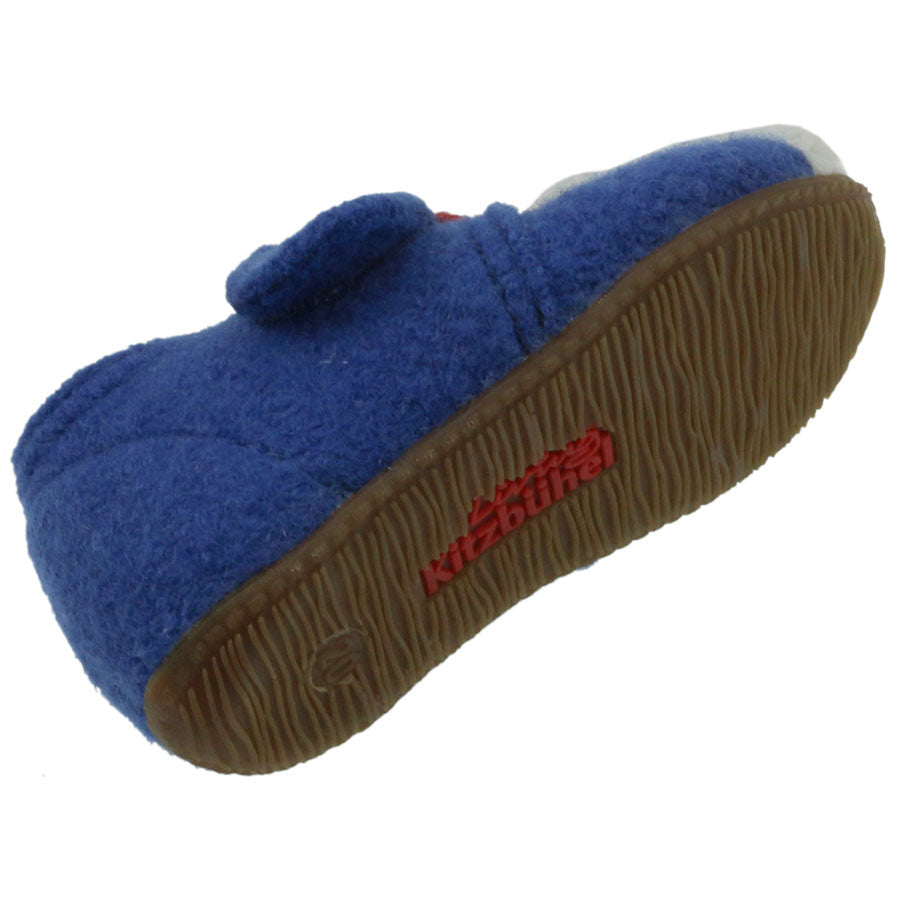 Soft and comfortable LIVING KITZBÜHEL Hausschuh Eisbär 3411-558 in blue