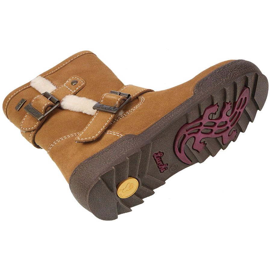 LURCHI TEX Stiefel LAURINE 14628-24 camel kids' boots featuring waterproof camel material and trendy style