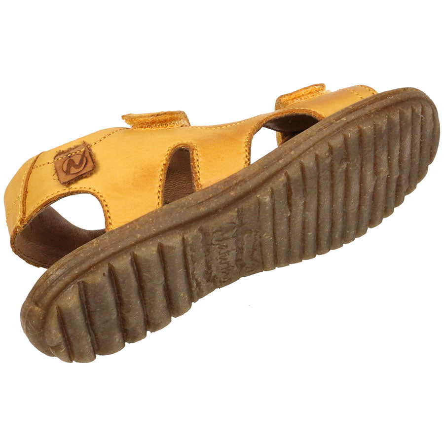 NATURINO Sandale SKY - curry: A pair of comfortable and stylish kids' sandals in a warm, curry color, perfect for summer adventures