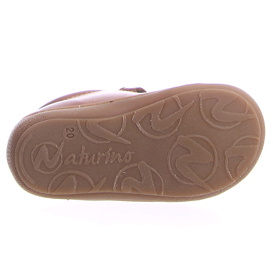 Comfortable and stylish NATURINO Halbschuh COCOON in cognac shade