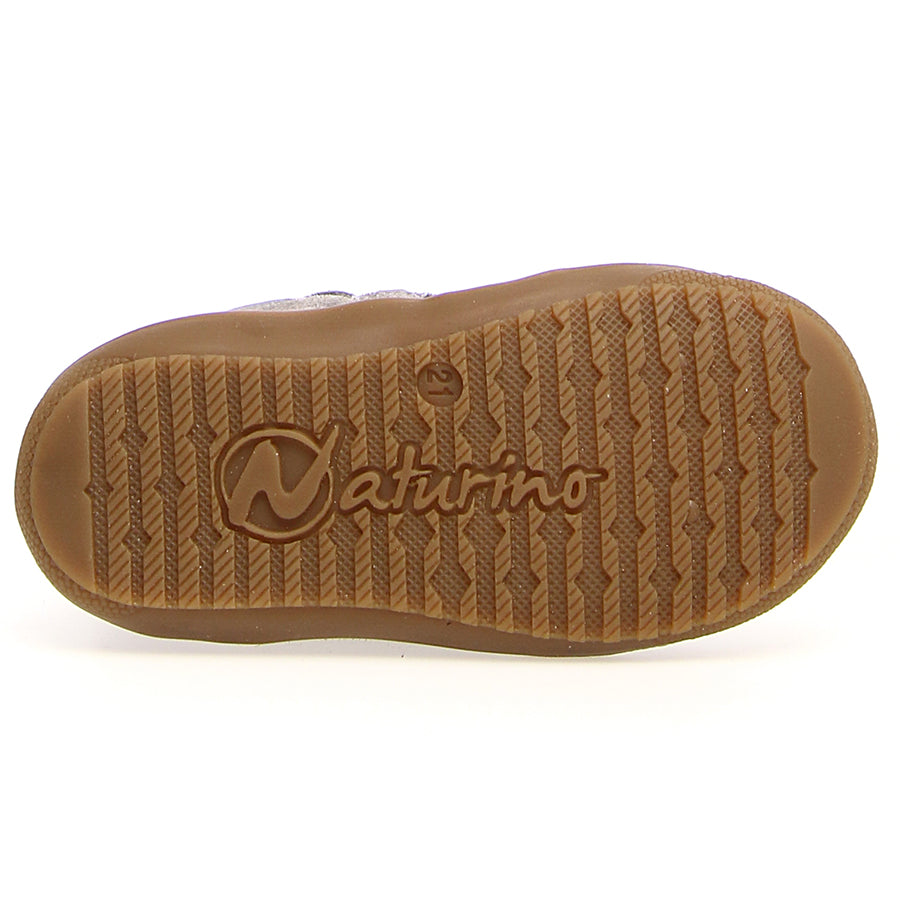 A stylish and waterproof NATURINO RAINSTEP TEX Stiefel HOCHALPEN in grey with floral design