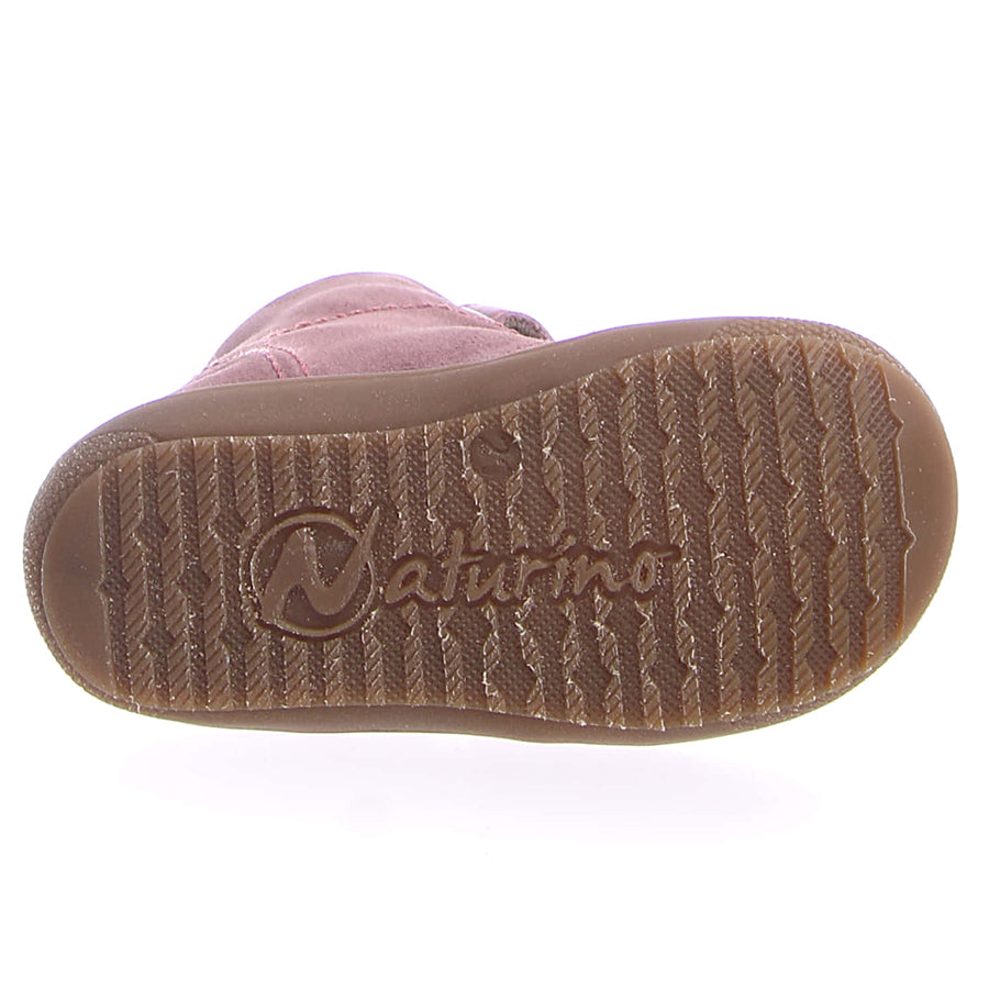 NATURINO RAINSTEP Stiefel KLAUSEN - altrosa - gefüttert: Warm and waterproof pink boots for kids with cozy lining