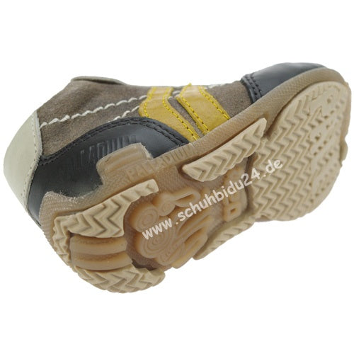 PALLADIUM Halbschuh SURPLUS - dunkelgrau/taupe/gelb