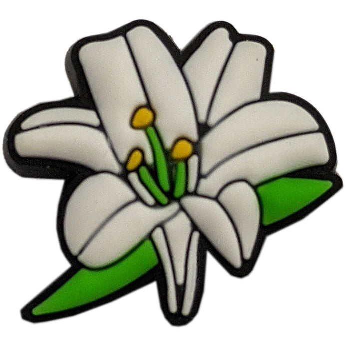 CROCS Jibbitz - Lilie: Schöne, bunte, langlebige Schuhverzierungen für Crocs