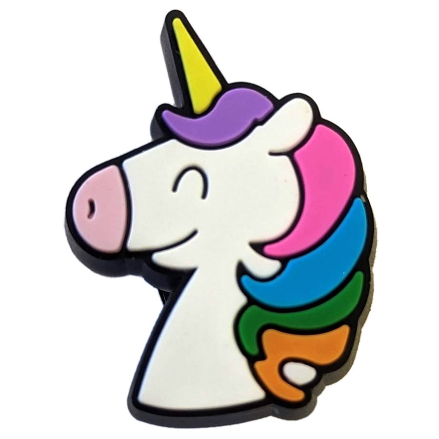 CROCS Jibbitz - Einhorn - Einhorn-Design Schuhverzierung für CROCS, niedliche und bunte Accessoires