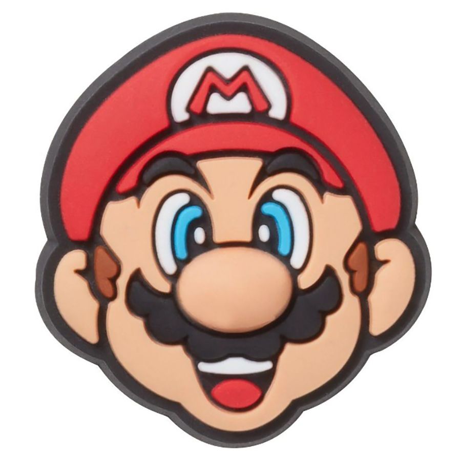 Super Mario CROCS Jibbitz - Mario - Schuhzubehör für Crocs, das Mario-Design zeigt