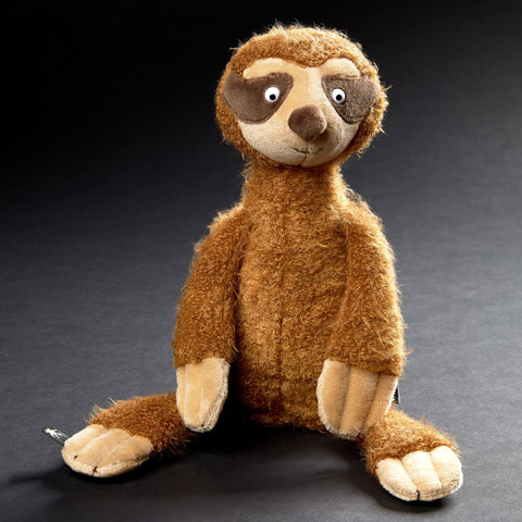 A plush toy of a sloth called Sigikid BEASTS - FAULTIER HELLBRAUN, ACH GOOD! FAMILY & FRIENDS - 43302 with brown fur and a friendly facial expression, perfect for kids and collectors