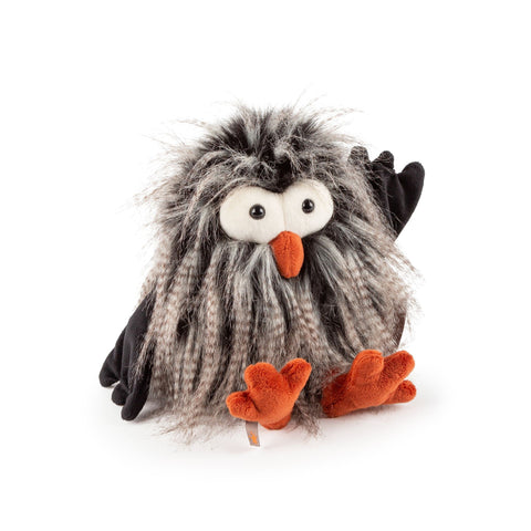 Weiche Eulen-Schüssel für Babys mit detailreichen Eulen- und Blättermotiven