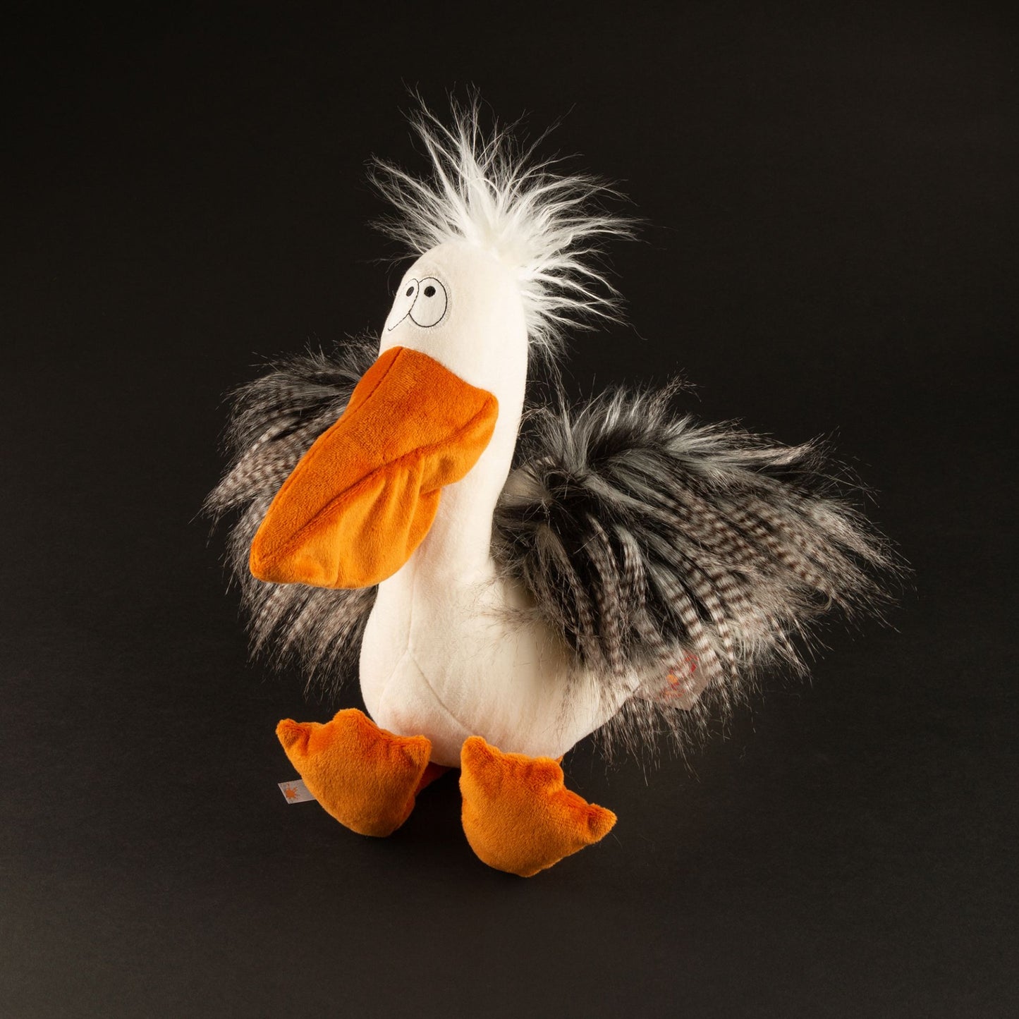 Sigikid BEASTS Pelikan Romeo Pelikano als kuscheliger Begleiter für Kinder, ideal zum Spielen und Kuscheln