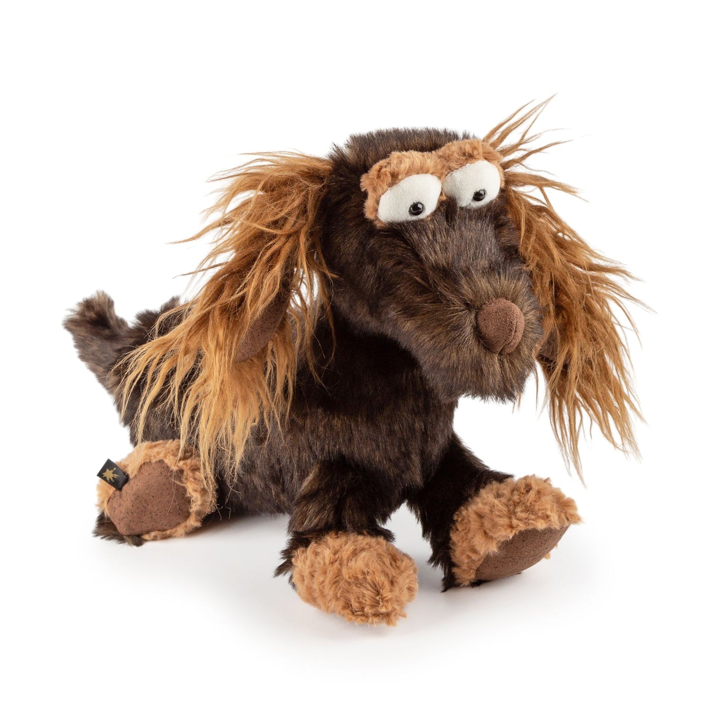 Sigikid BEASTS - CHARMING HERMAN, weiches Plüschspielzeug mit freundlichem Gesicht