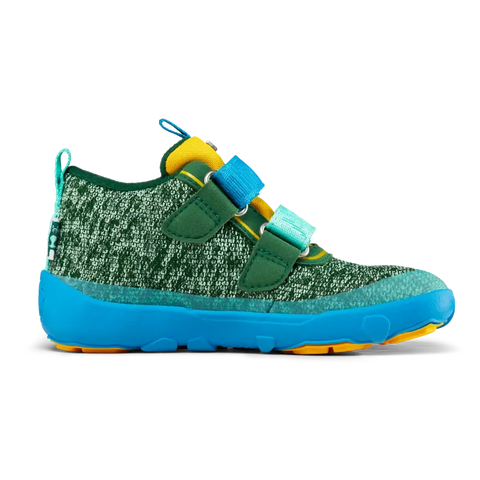 Colorful blue, green, and yellow AFFENZAHN TEX Knöchelschuh HAPPY BÄR product image