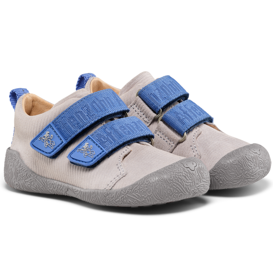 AFFENZAHN Barfuß Halbschuh WALKY HUND - grau / blau 