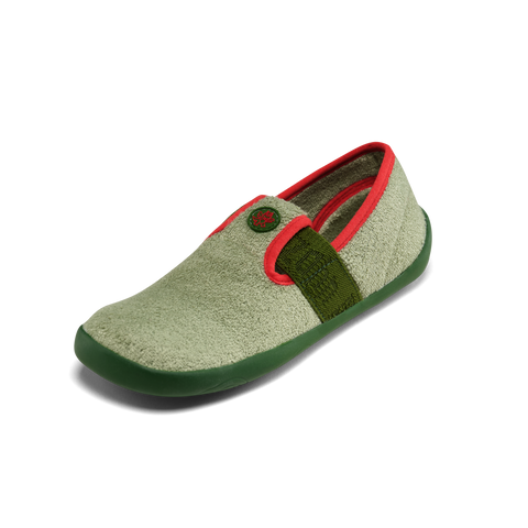  Grüne Hausschuhe mit Drachenmotiv 