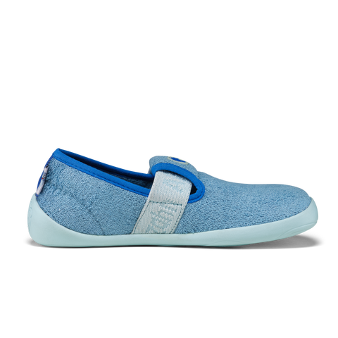  Bequeme Pantoffeln mit rutschfester Sohle in Blau 