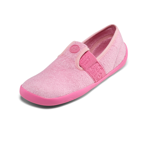 Veganer Kinderschuh in bunten Farben mit süßem Einhornmotiv