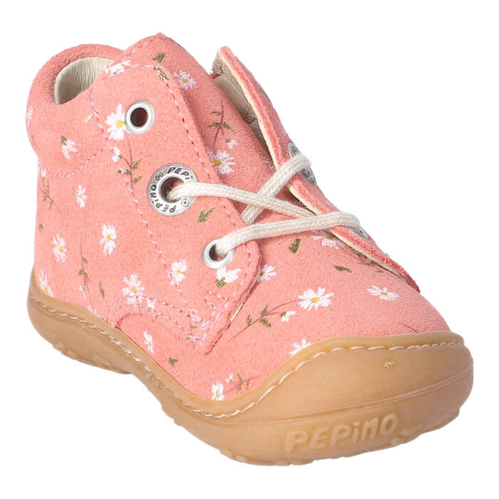 RICOSTA Knöchelschuh DOTS - coral / Blümchen