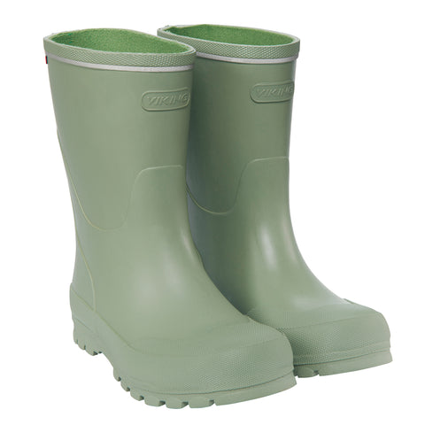 Wasserdichte und strapazierfähige Gummistiefel in Salbei-Grün