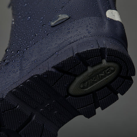 VIKING Gummistiefel JOLLY THERMO WOOL - navy, a durable and insulated rubber boot with a cozy wool lining for ultimate warmth and comfort