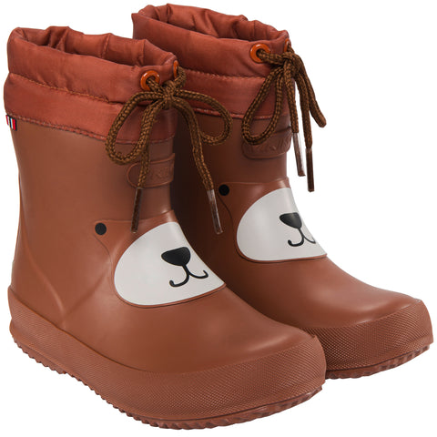 VIKING Gummistiefel ALV INDIE PRINT - Teddybär - Warme und wasserfeste Teddybär-Gummistiefel für Kinder