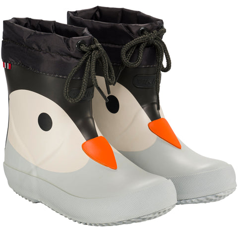 Gummistiefel mit Allover-Pinguinmuster für Kinder