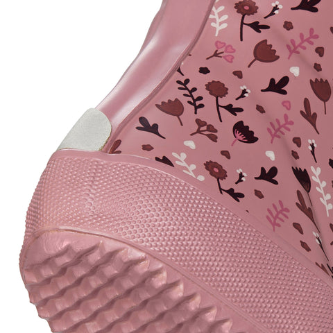 VIKING Gummistiefel INDIE PRINT - rosa / Streublümchen: Damen Gummistiefel mit hübschem Blümchenmuster in Rosa