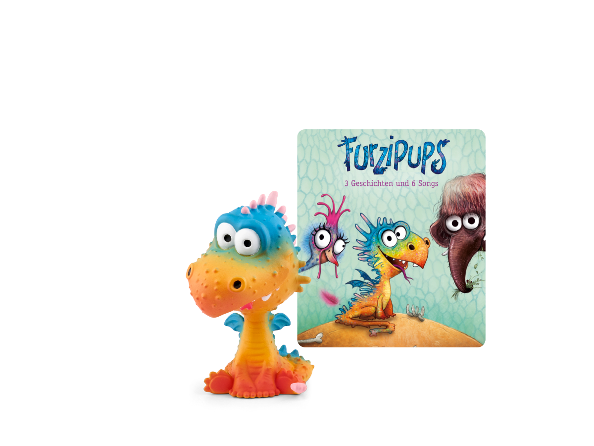 TONIES Figur - Furzipups, der Knatterdrache toy figurine with dragon character and interactive audio player