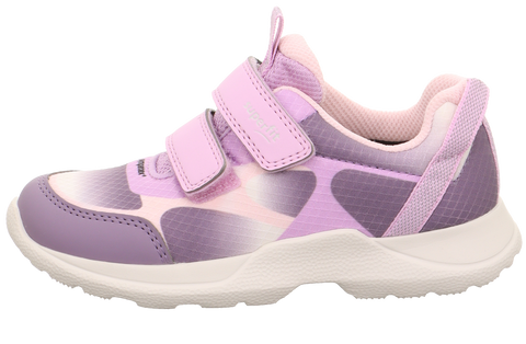  SUPERFIT GORE-TEX Halbschuh RUSH 208-850 in rosa und lila, vordere Ansicht, wasserdicht und atmungsaktiv 