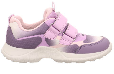  Detailansicht der robusten Sohle des SUPERFIT GORE-TEX Halbschuh RUSH 208-850 in rosa und lila 