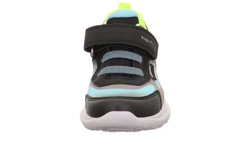 High-quality and durable SUPERFIT GORE-TEX Halbschuh RUSH 209-200 in grey, blue, and yellow color combination for outdoor activities