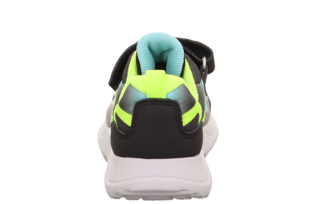 High-performance SUPERFIT GORE-TEX Halbschuh RUSH 209-200 in gray, blue, and yellow