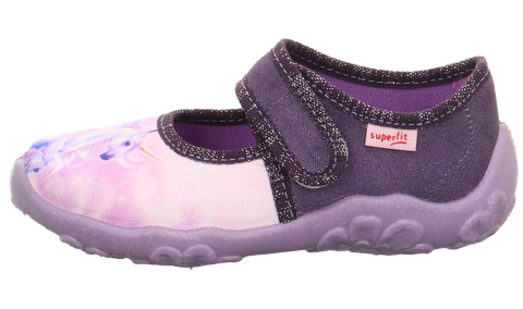 SUPERFIT Hausschuh BONNY 281-854 - lila / rosa / Einhorn