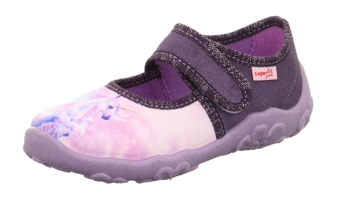 SUPERFIT Hausschuh BONNY 281-854 - lila / rosa / Einhorn
