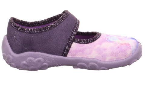 SUPERFIT Hausschuh BONNY 281-854 - lila / rosa / Einhorn