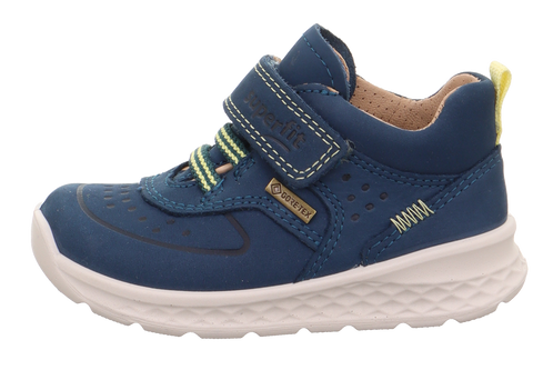 Blue and yellow SUPERFIT GORE-TEX BREEZE 364-803 Halbschuh with durable construction for outdoor activities