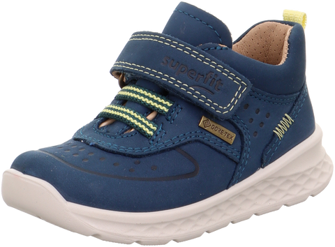 High-performance SUPERFIT GORE-TEX Halbschuh BREEZE 364-803 in blue and yellow colorway