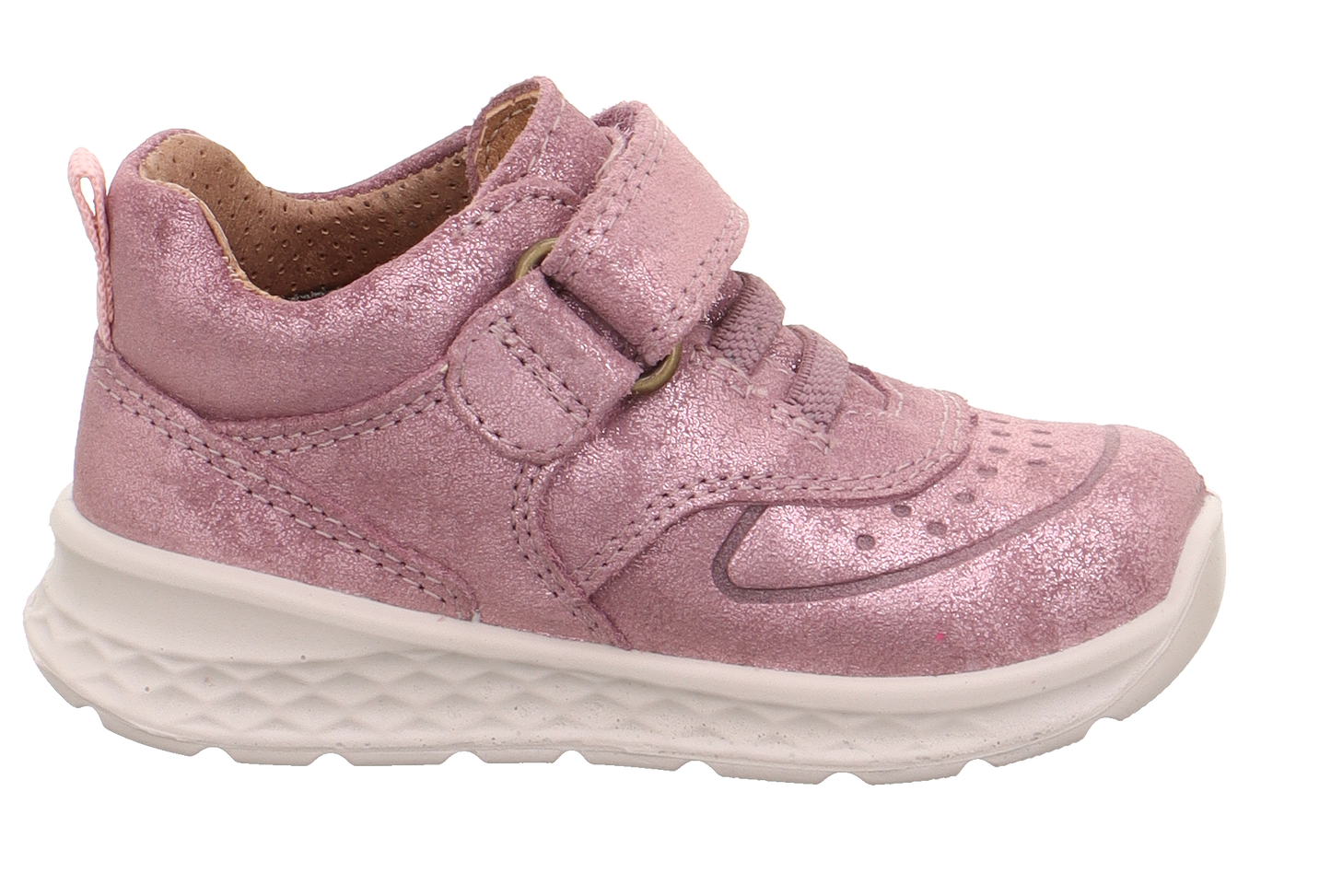 Stylischer Damen-Halbschuh mit Metalliceffekt und strapazierfähigem Material