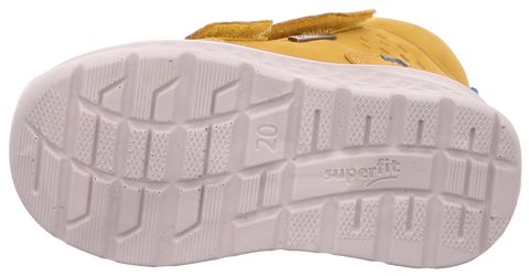 Sportlicher und funktionaler SUPERFIT BREEZE 367-60 Knöchelschuh aus atmungsaktivem Gore-Tex in Curry und Petrolfarben