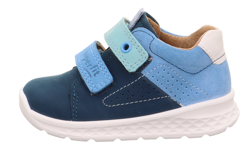  Bequemer und atmungsaktiver Halbschuh in Blau und Hellblau 