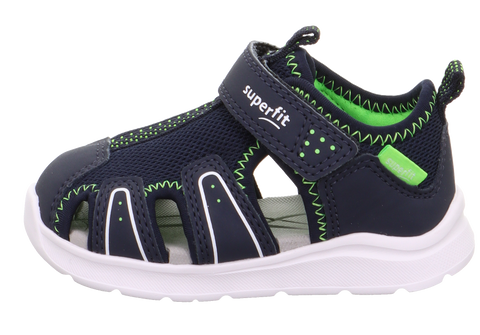 Detailansicht der hochwertigen Verarbeitung der SUPERFIT Halbsandale WAVE 478-805