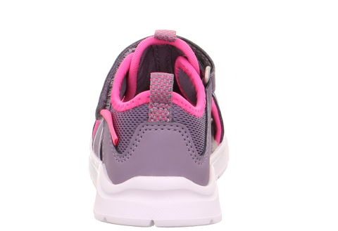 Women's SUPERFIT Halbsandale WAVE 478-851 in flieder and pink color, perfect for summer outings and outdoor activities